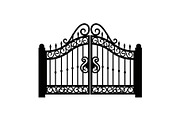Ornate Wrought Iron Gate Vector Bund, an Illustration by Designs_River (Thumbnail 43 of 47)