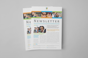 Educational Newsletter Template, a Brochure Template by Carlos Fernando
