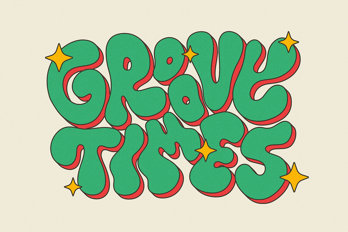 Retro 3D Volume Text & Logo Effect, a Layer Style Add-On by Design Squad (Photo 2 of 4)