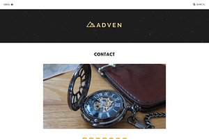 ADVEN - A BLOG PSD TEMPLATE