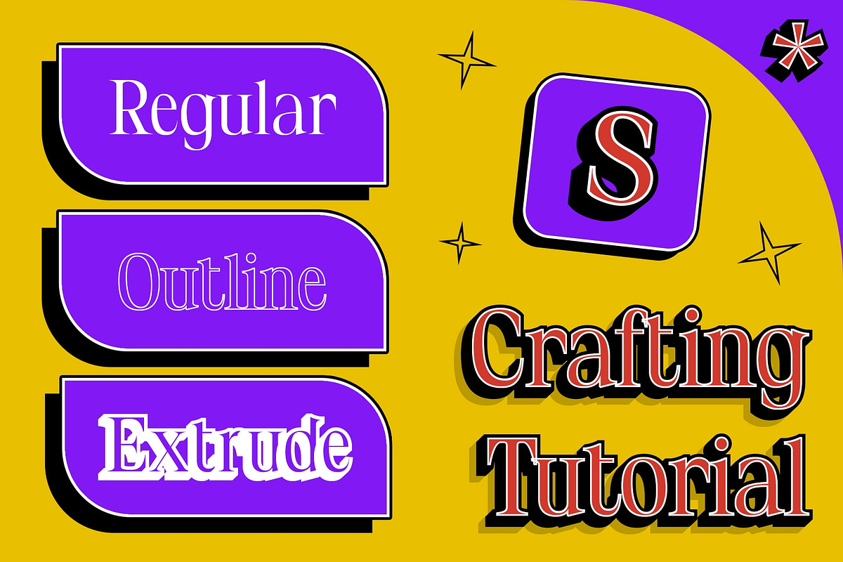 Dincy 3D, a Sans Serif Font by Craft Supply Co. (Photo 2 of 8)