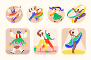 Adorable Dance Vector Illustration, a Person Illustration by Brickclay (Thumbnail 5 of 9)