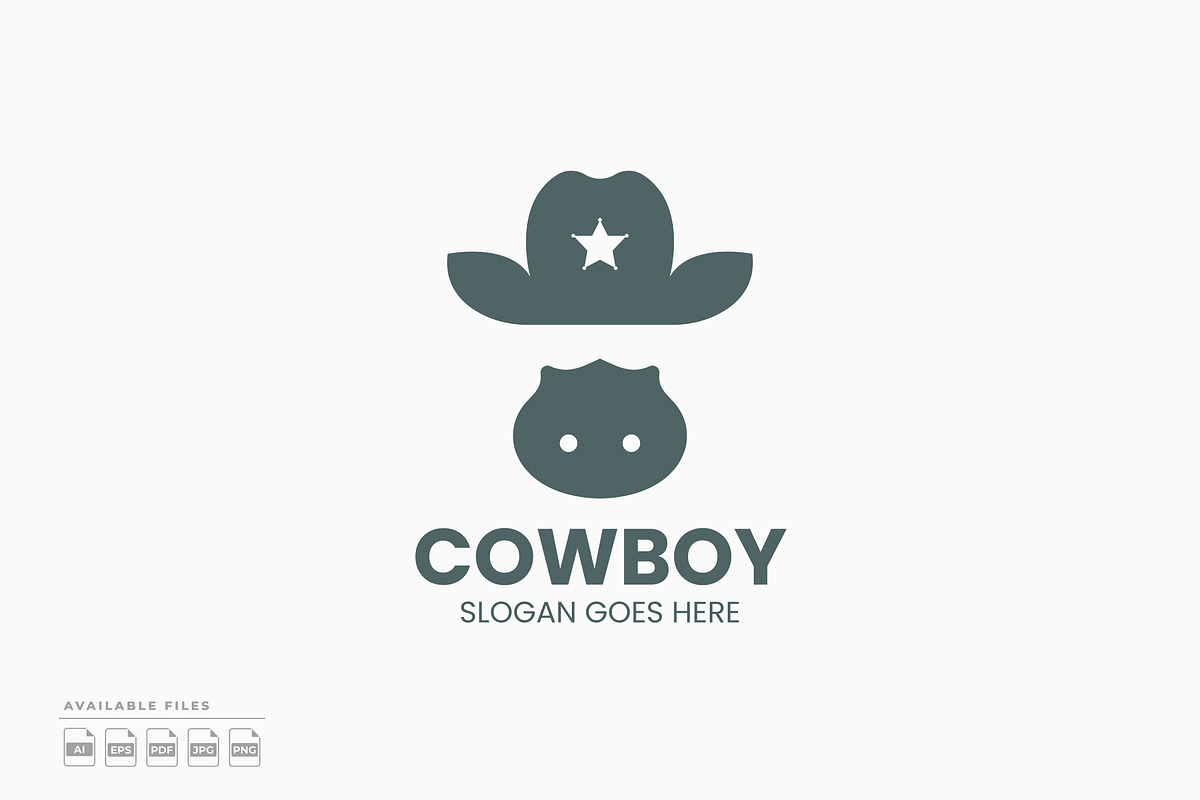 Cowboy Logo, a Branding & Logo Template by Zeer Graphic