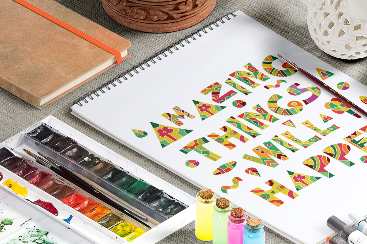 Decorative Fun Font preview 4