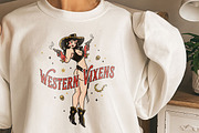 Retro Pin-Up Cowgirl Clipart Bundle, a Graphic by GlitterCraft (Thumbnail 35 of 61)