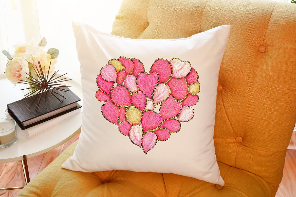 Watercolor Red Valentines Clipart PN, an Illustration by Sublimation Artist (Photo 6 of 6)