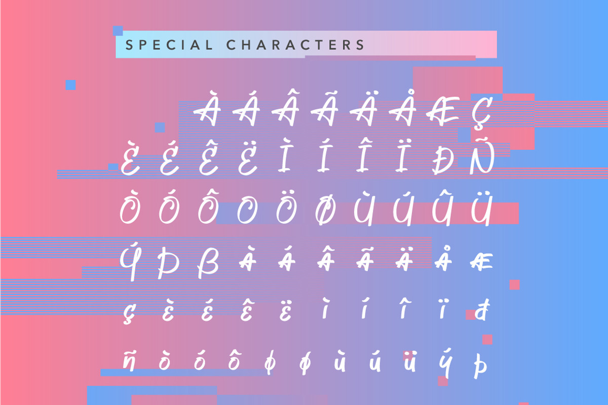 Jeboy Typeface preview 6