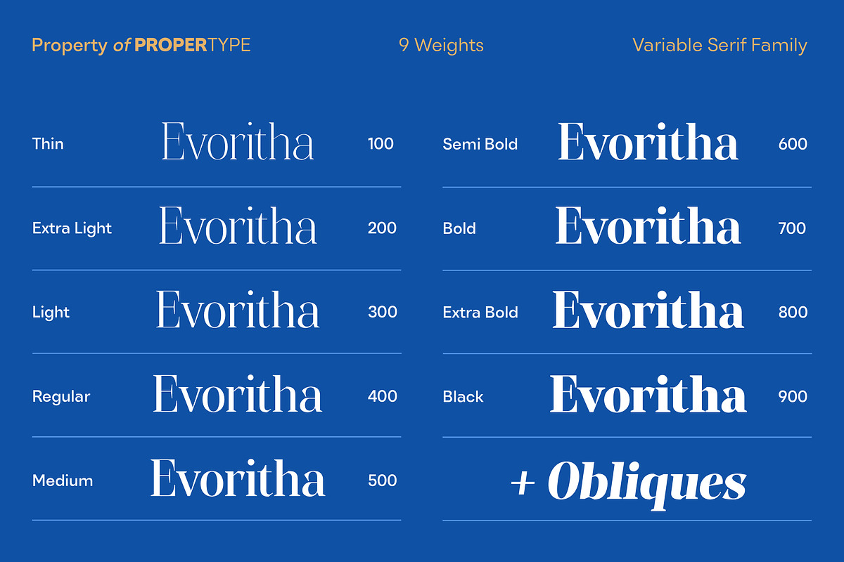 Evoritha, a Serif Font by Propertype (Photo 2 of 16)