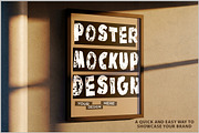 Vertical Poster on Wall mockup PSD, an Advertising Mockup by Bruno's Shop (Thumbnail 2 of 4)