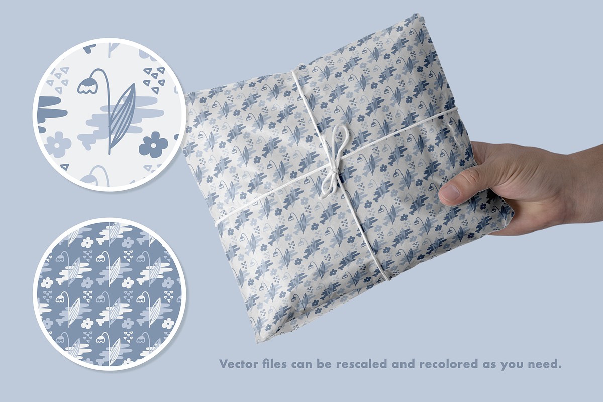 Handmade seamless patterns, a Texture Graphic by Ninos Mandala (Photo 3 of 7)