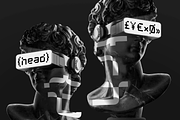 Glitch font - Pixelated Display Sans, a Sans Serif Font by Roman Polishchuk (Thumbnail 2 of 9)