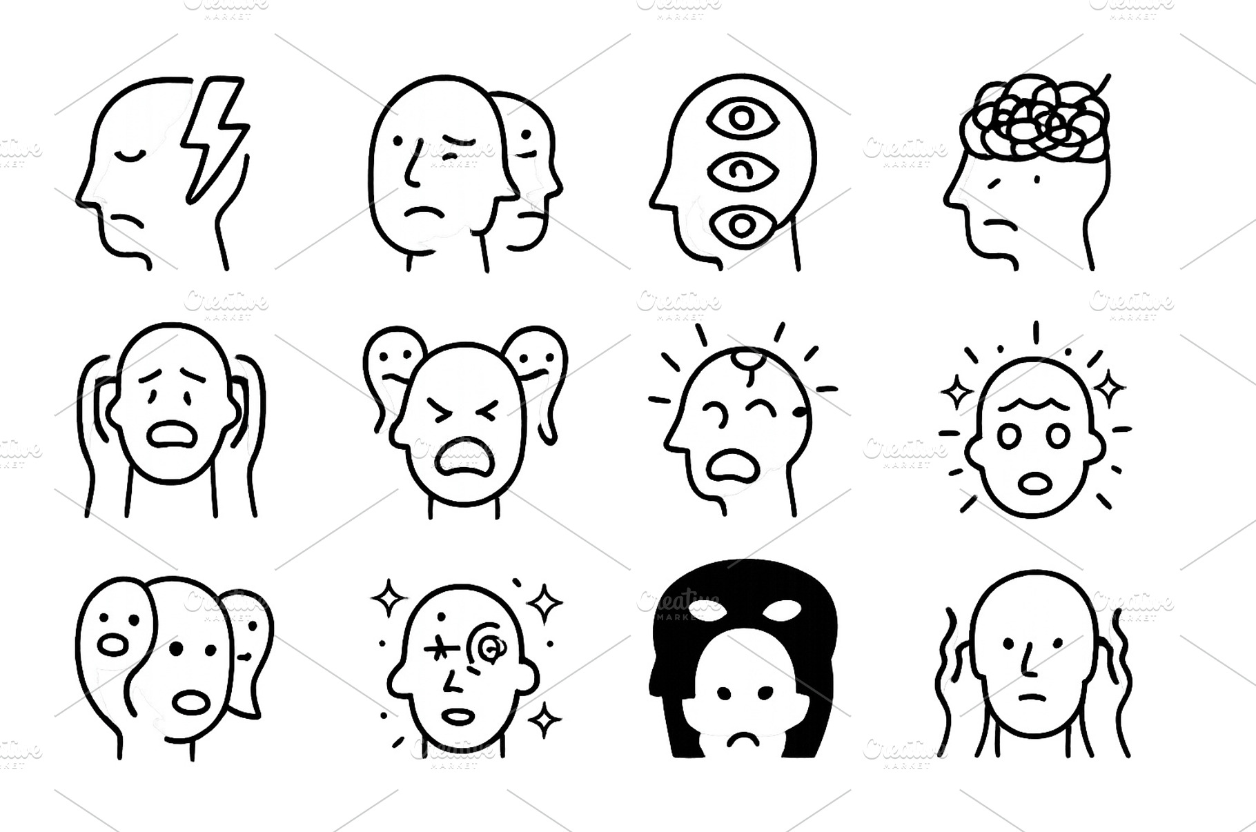 Mental health illustrations, an Arts & Entertainment Photo by ZinetroN