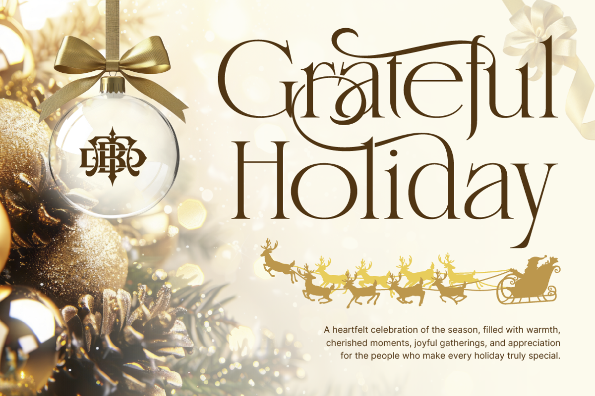 Santamas - Elegant Serif Christmas, a Serif Font by Burntilldead (Photo 11 of 11)
