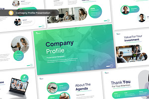Company Profile Presentation Slides, a Presentation Template by Antstheme