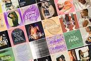 Feel - Social Media Kit CANVA & PS, a Social Media Template by Sparrow & Snow (Thumbnail 11 of 25)