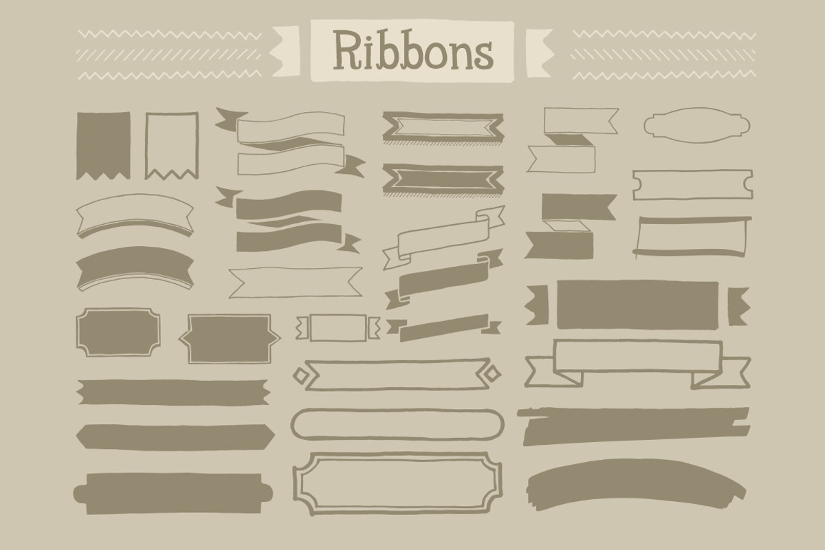 120 Handwritten Decorative Shapes 03 preview 2