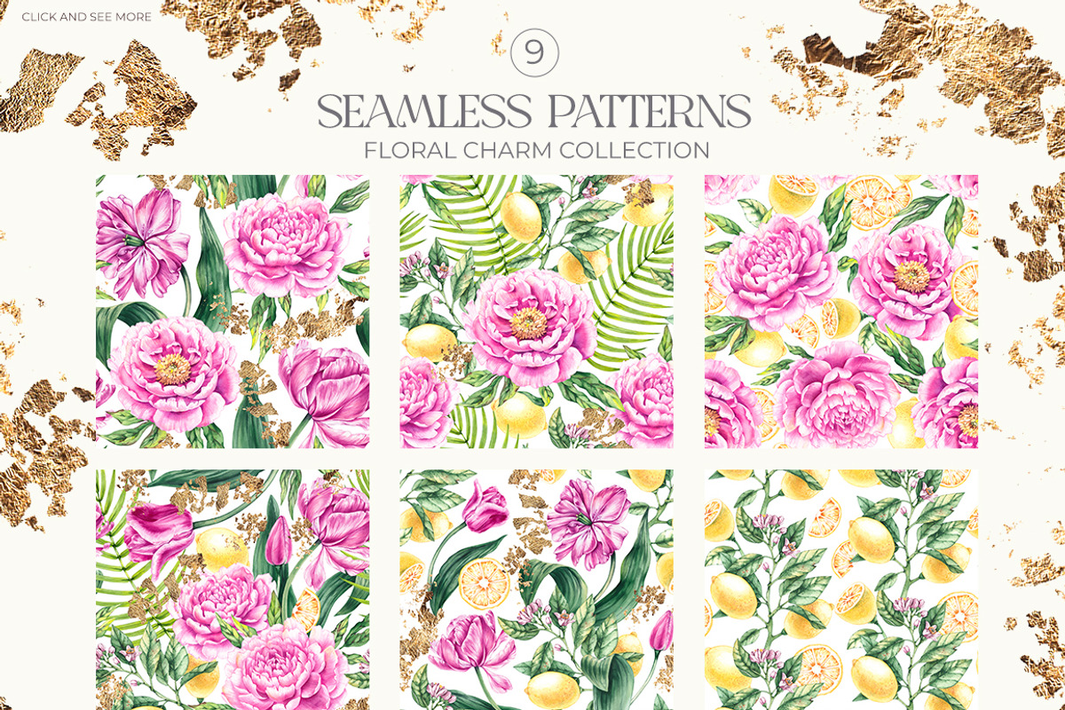 Floral Charm Botanical Watercolor, a Decorative Illustration by SashaKondr (Photo 13 of 16)
