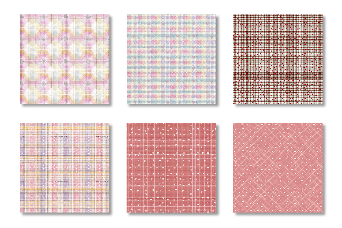 Valentine's Day Digital Papers, a Pattern Graphic by Canvas Craft (Photo 3 of 4)