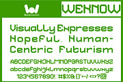 Optimistic Future font, a Font by weknow (Thumbnail 2 of 8)