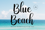 Blue Beach | Handwritten Font, a Script Font by Rissyletter Studio (Thumbnail 1 of 8)