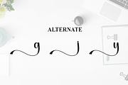 Monday | Script Font, a Handwritten Font by Scratchones (Thumbnail 8 of 9)