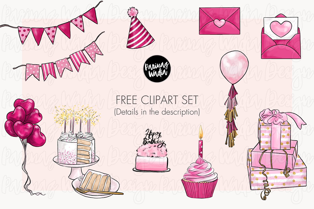Home baker clipart bundle, a Food Illustration by Parinaz Wadia Design (Photo 9 of 9)