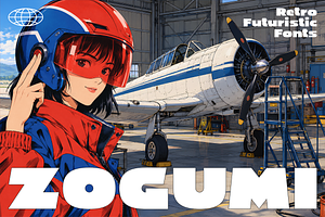 Zogumi - Retro Futuristic Fonts