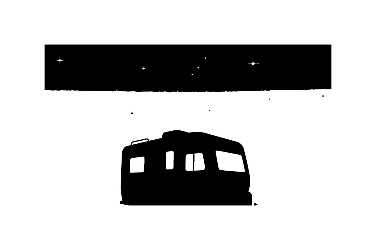 Camping Adventure Silhouette Icons, an Object Graphic by yasushie (Photo 4 of 9)