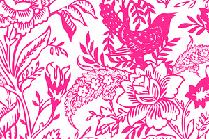 Vintage Peony Floral - Pattern