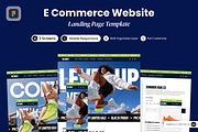 Hokky - E-Commerce Website, a Landing Page Template by SLAB! Design (Thumbnail 1 of 5)