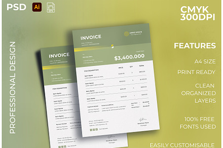 Corporate Invoice Design