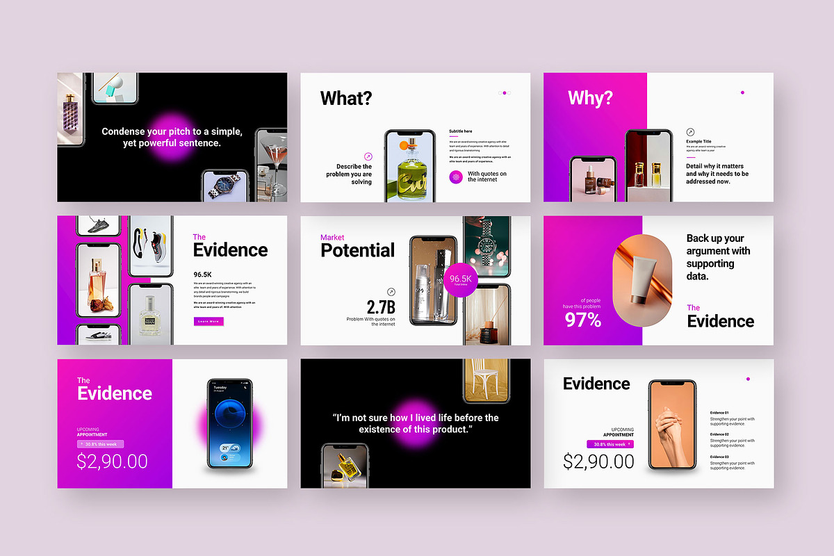 Mobile App Pitch Deck Presentation, a Presentation Template by KreateTribe (Photo 2 of 5)