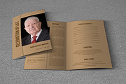 Funeral Program Template-T582, a Brochure Template by Template Shop (Thumbnail 3 of 4)
