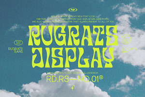 Rugrats font duo + badge