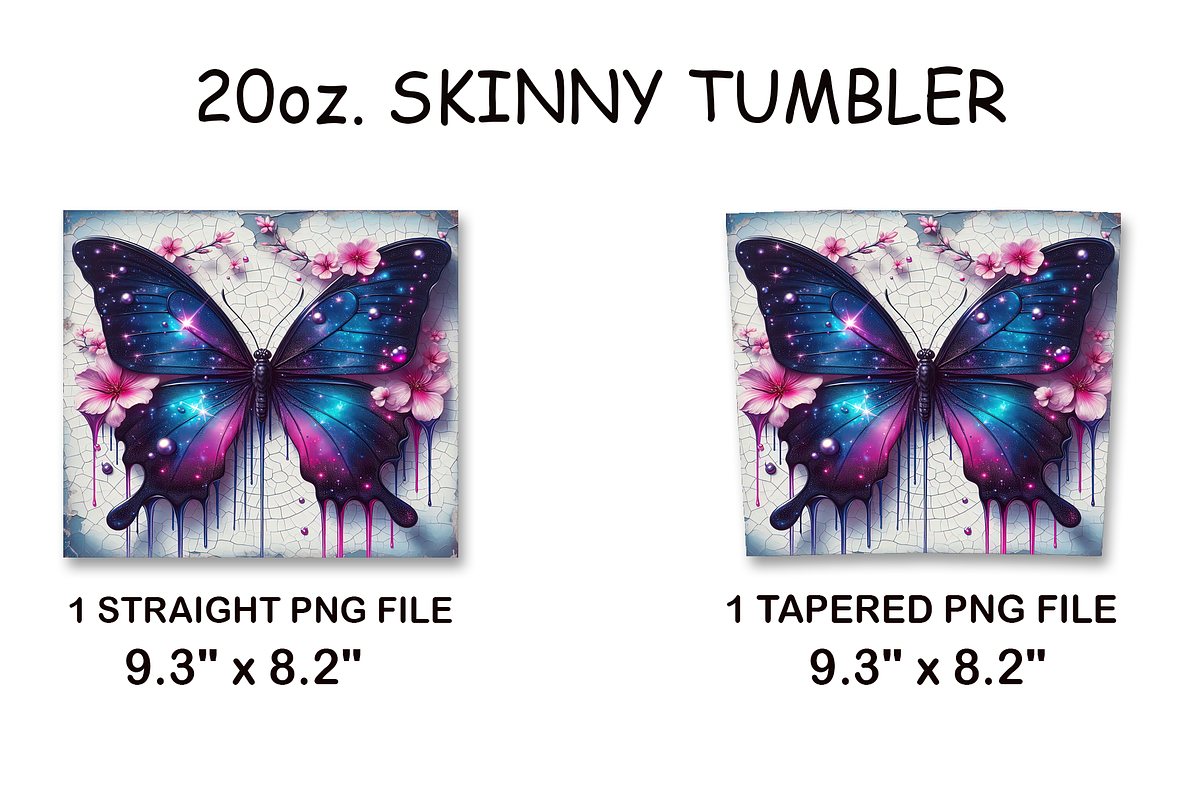 3D Butterfly Nature Quote Tumbler, an Arts & Entertainment Photo by LamanAzalea (Photo 2 of 2)