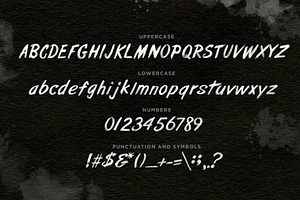 Handrawn Brush SVG Awaken Font