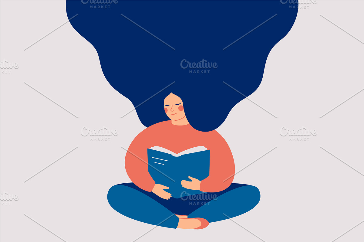 Women are reading books, an Education Illustration by Mary Long (Photo 2 of 3)