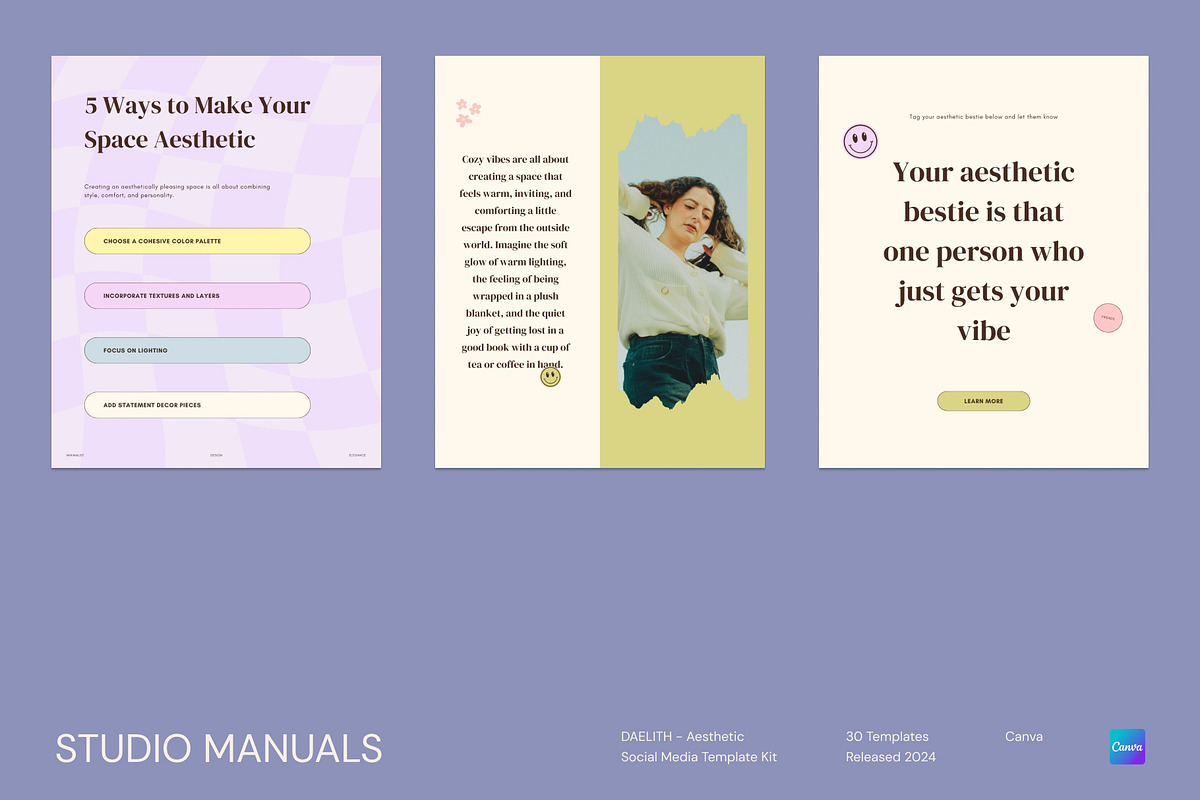 DAELITH - Aesthetic Socmed Template, a Social Media Template by Studio Manuals (Photo 4 of 8)