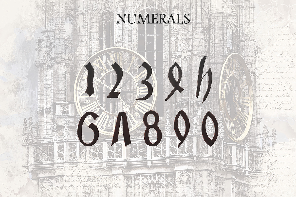 THORN, a Blackletter Typeface preview 3