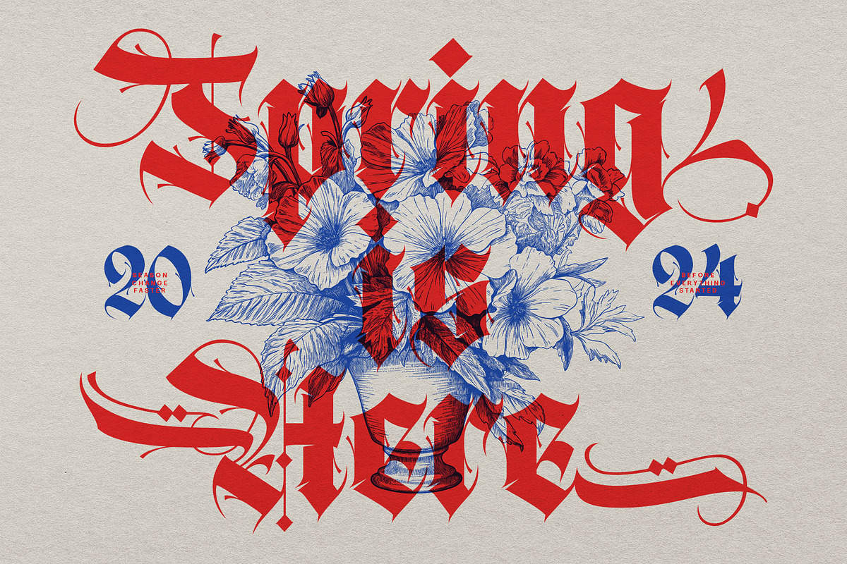 Brave Thorn Blackletter Font, a Blackletter Font by alit design (Photo 3 of 21)