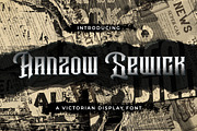 Hanzow Sewick - Victorian Font, a Blackletter Font by StringLabs (Thumbnail 1 of 13)