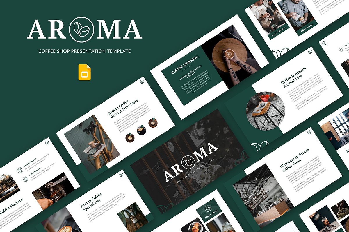 Aroma - Coffee Shop & Cafe, a Presentation Template by Biwarastudio (Photo 1 of 5)
