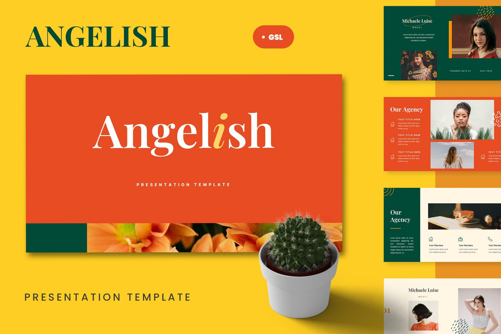 Angelish - Google Slide Template, a Presentation Template by Annora Studio