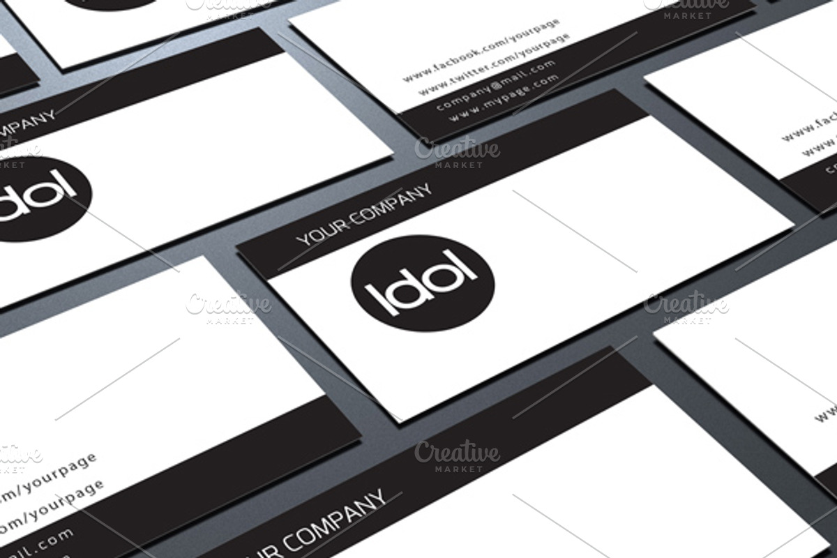Minimal Business Card Template, a Business Card Template by felicidads (Photo 1 of 2)