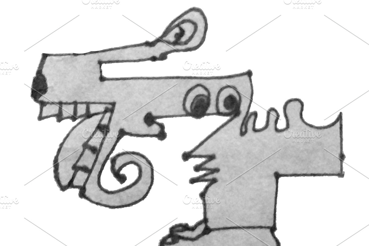 Surreal monster hand drawn isolated illustration, an Animal Illustration by DanFLCreativo