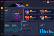 Market Dashboard Sales, an UI Kit Template by Yaroslav Zaitsev (Thumbnail 1 of 3)