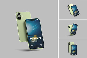 iPhone 17 Mockup, an iPhone Mockup by graphicsecond