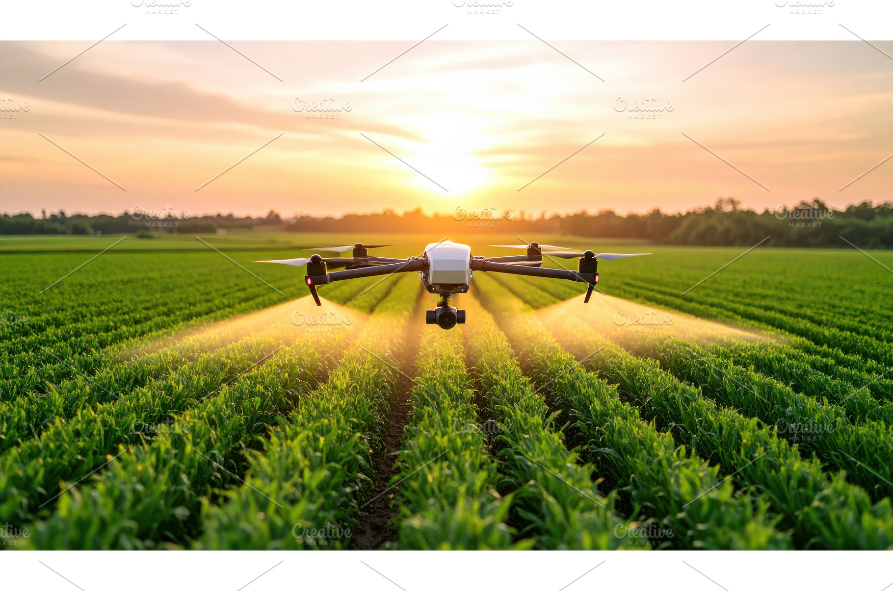 Agricultural drone spraying crops in, a Nature Photo by Igor Tichonow