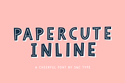 Papercute Inline Font Collection, a Font by S&C Type (Thumbnail 1 of 10)