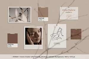 Fashion Brand Mood Boards Mockup